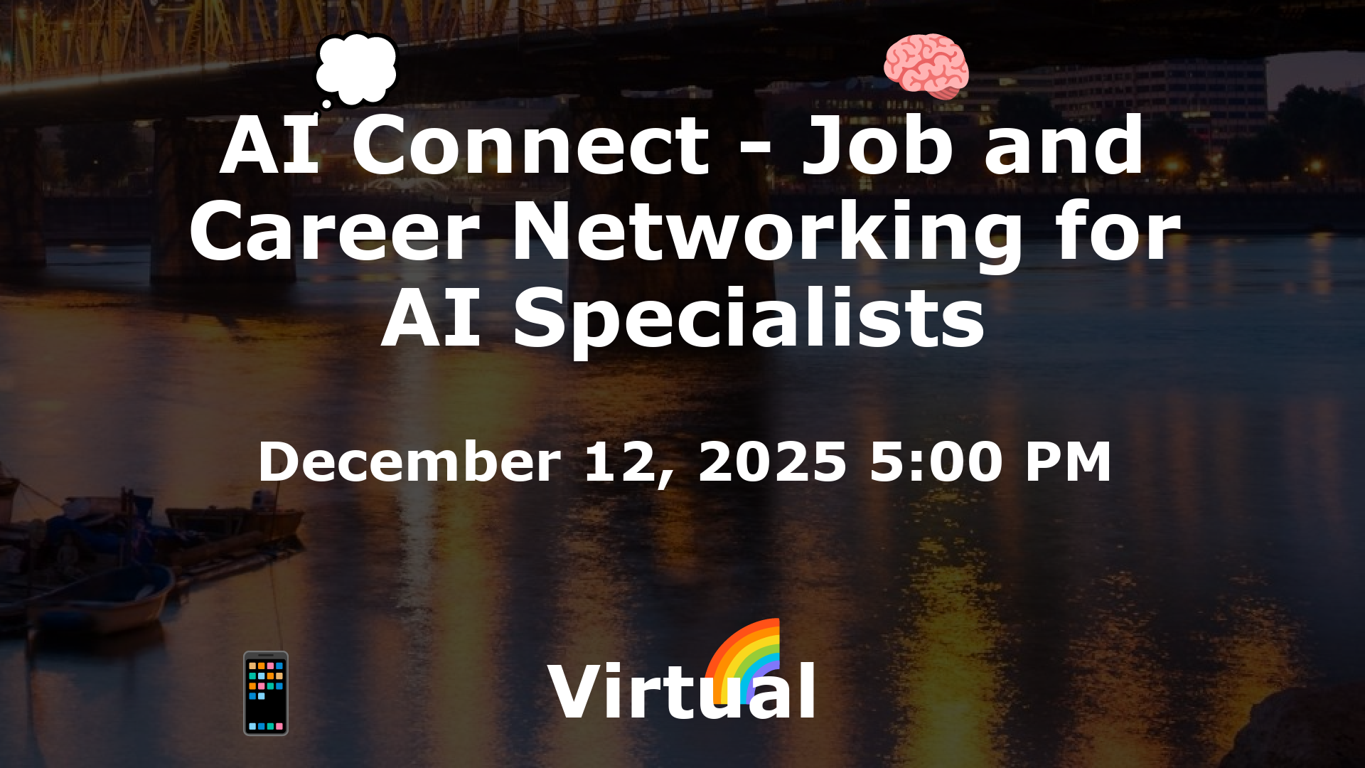 AI Connect - Job and Career Networking for AI Specialists event image